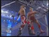 Ric flair et HBK vs Edge Edgeheads et Chavo Steel Cage 1/2