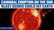 Sun explodes with 2,00,000 km long filament, blast debris could hit Earth | Oneindia news *Space