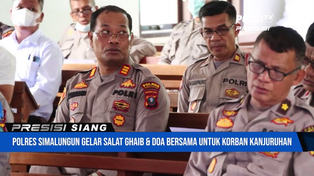 Jajaran Polres Simalungun Doa Bersama dan Sholat Gaib, Terkait Tragedi Sepakbola Di Stadion Kanjuruhan