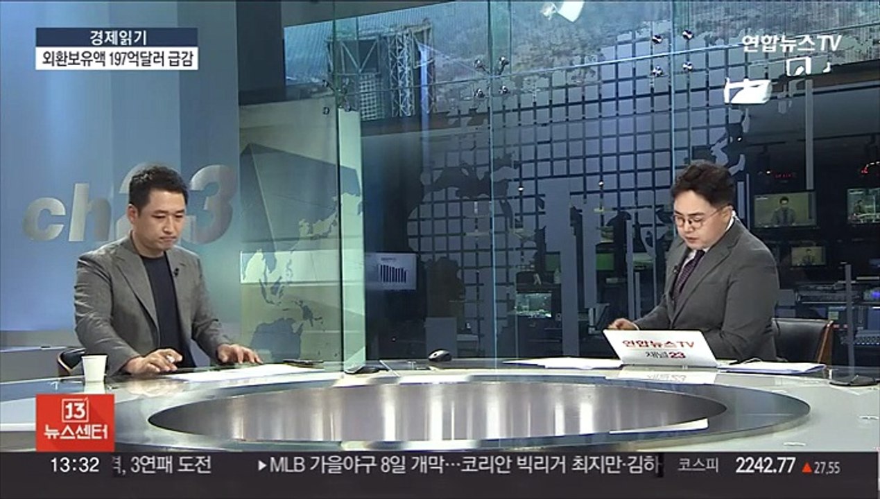 [경제읽기] 외화보유액 200억 달러 감소…한은 "외환위기 아냐"
