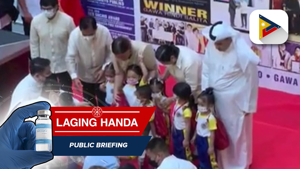 Vice Pres. at DepEd Sec. Duterte, namahagi ng educational materials sa ilang day care students sa Mandaluyong City