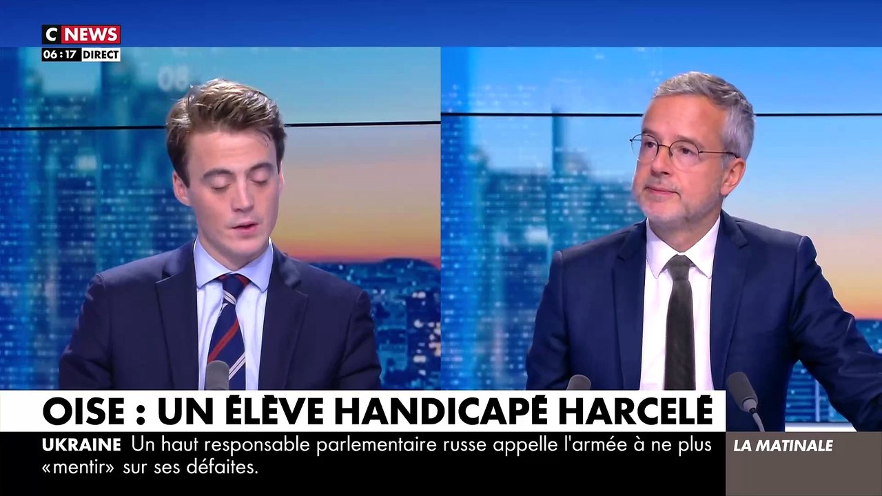 Oise : Les images d'un jeune lycéen handicapé de 16 ans frappé à plusieurs reprises par des élèves dans l'indifférence : "On finira bien par t'avoir à un moment'"