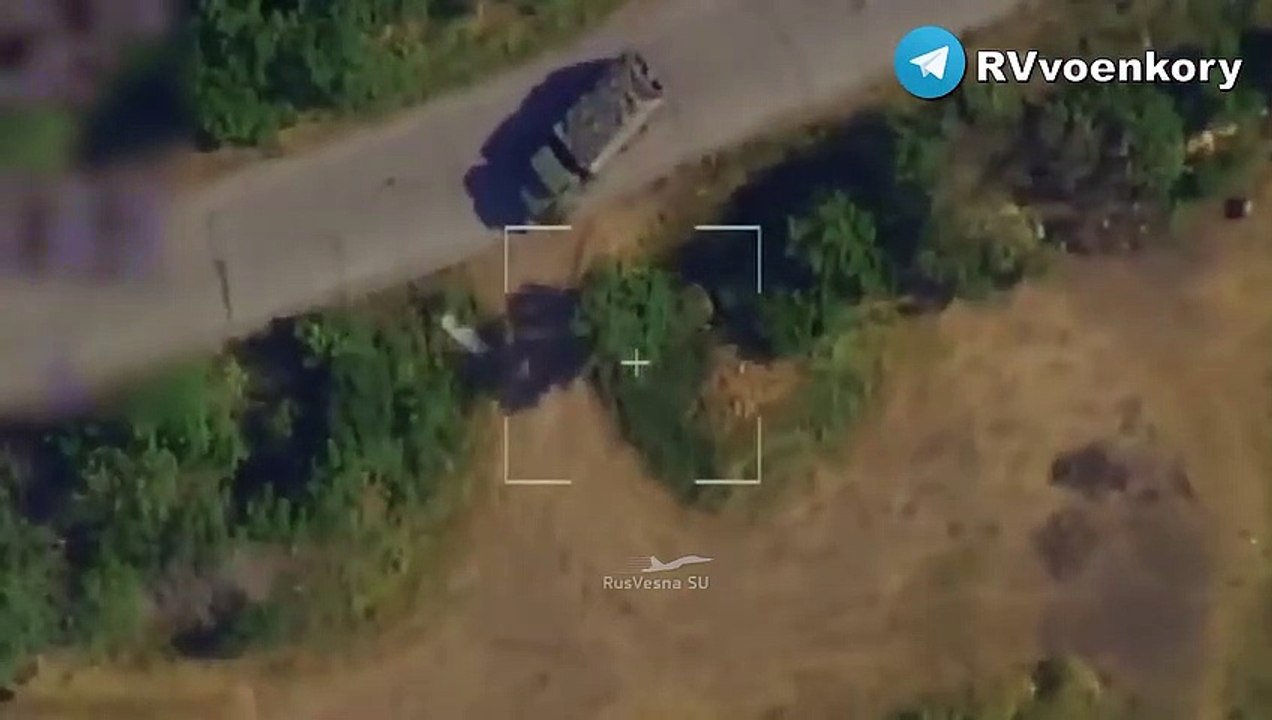 Footage of the destruction of an American M777 howitzer in the Liman direction