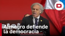 Almagro : «Debemos creer en la democracia más que nunca»