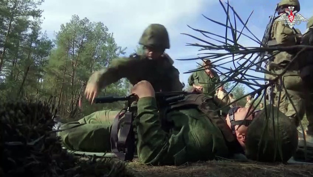 Combat training of mibilised citizens from Sverdlovsk region
