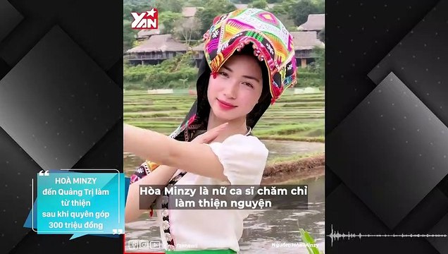 Hòa Minzy đến Quảng Trị làm từ thiện sau quyên góp 300 triệu đồng cho MTTQ: Vẫn không quên pha trò
