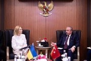 TBMM Başkanı Şentop, Ukrayna Parlamento Başkan Yardımcısı ile görüştü