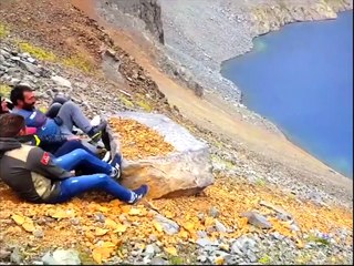 Huge stone off the cliff  (Gone wrong)