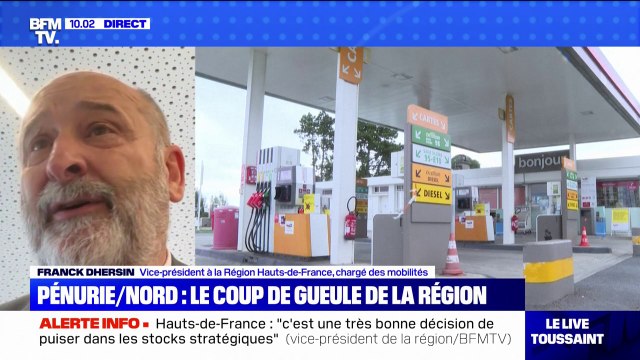 Le coup de gueule du vice-président de la région Hauts-de-France, la plus touchée par la pénurie de carburants