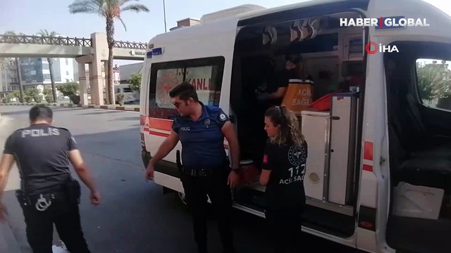 Şampuan, güneş kremi ve deodorant içerek kaldırımda kendinden geçti