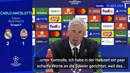 Ancelotti richtete "scharfe Worte" an Spieler
