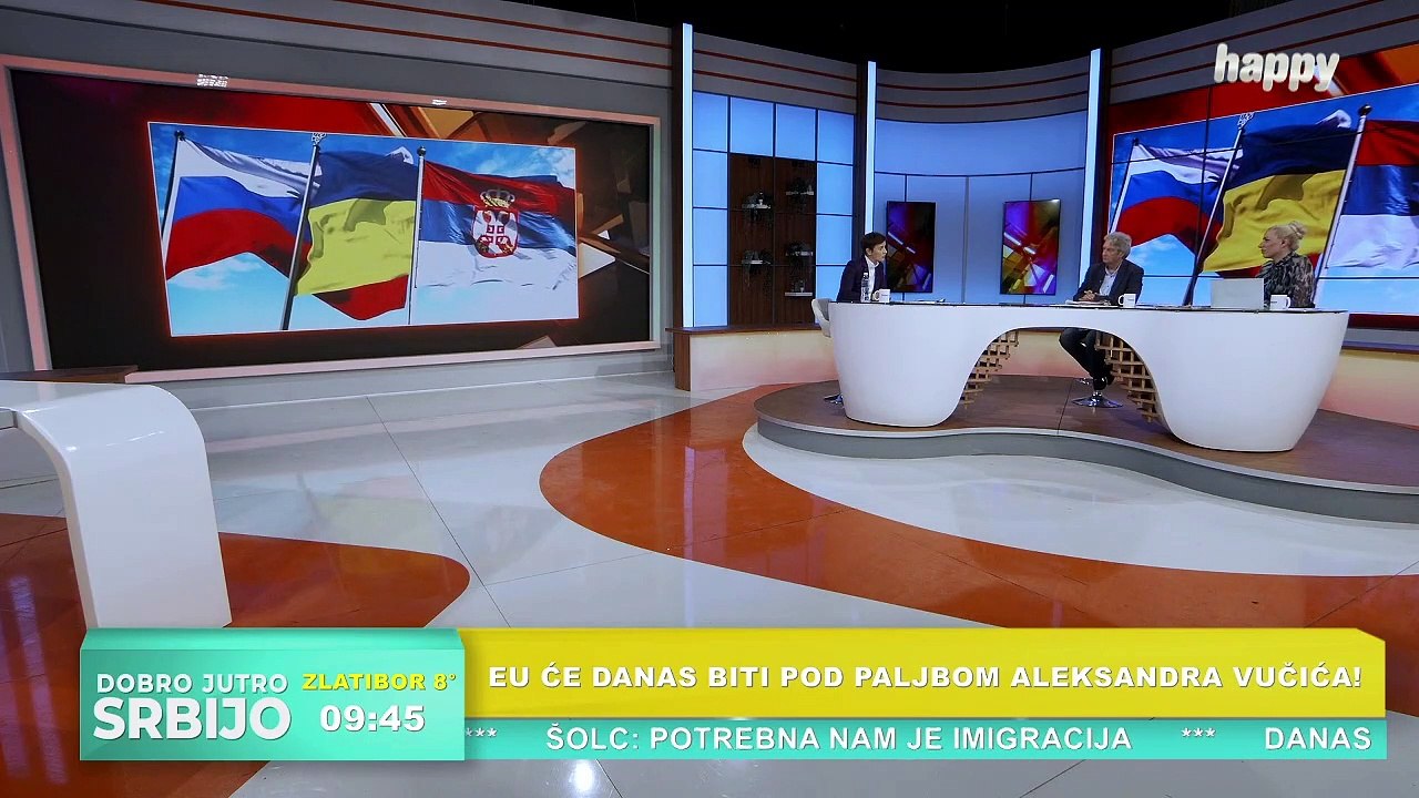 Brnabić hvalila svog šefa, kukala na Hrvate a onda je usledio MRAK  U STUDIJU TV HAPPY!
