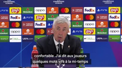 Groupe F - Ancelotti a dû hausser le ton à la mi-temps