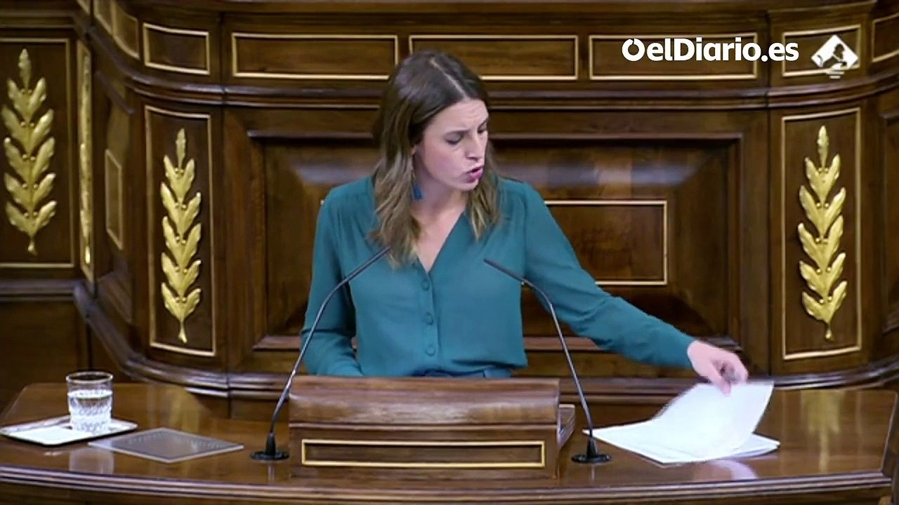 "Putas, salid de vuestras madrigueras como conejas": Irene Montero lleva al Congreso el acoso de unos jóvenes de un colegio mayor a las universitarias de otro