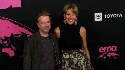 David Spade and Wendie Malick 2022 EMA Awards Gala Green Carpet Arrivals