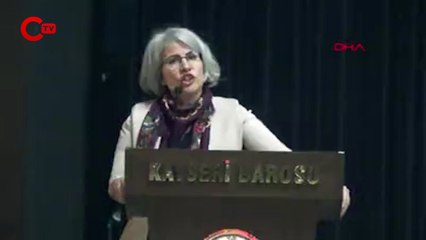 Kayseri Barosu Genel Kurulu'nda kadın avukatlardan 'saç kesme' eylemi