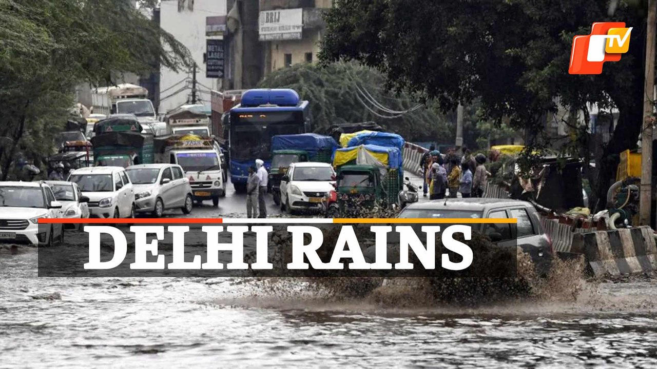 Delhi Faces Waterlogging Situation After Heavy Rainfall Video Dailymotion