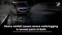 Heavy rainfall causes severe waterlogging in several parts of Delhi