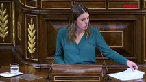 Irene Montero, sobre los cánticos machistas del Colegio Mayor de Madrid: 