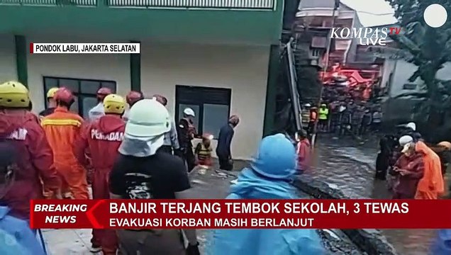 5 Siswa MTsN 19 Pondok Labu Jadi Korban Tembok Roboh, 3 Diantaranya Meninggal