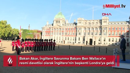 Milli Savunma Bakanı Akar İngiltere’de