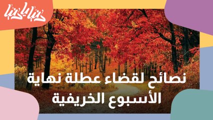 كيف تقضي عطلة نهاية الأسبوع الخريفية بشكل مريح؟