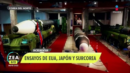 Corea del Norte dispara nuevos misiles baslisticos