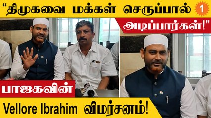 DMK சொல்லுவது திராவிட மாடல் அல்ல.. திருட்டு மாடல் - BJPயின் Vellore Ibrahim கருத்து