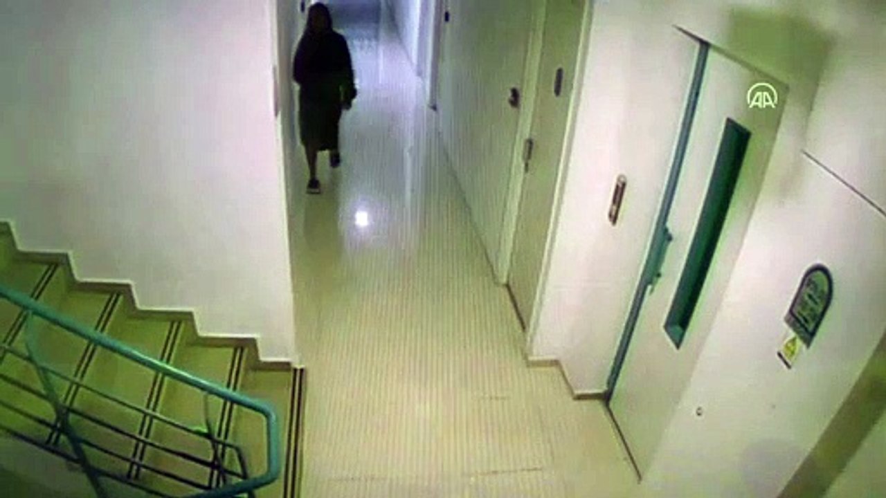 Terastan düşerek korkuluklara saplanan genç kadının son görüntüleri ortaya çıktı