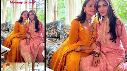 Alia Bhatt flaunts pregnancy glow at her baby shower