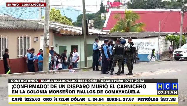 ¡Matan y posteriormente asaltan! a carnicero en la Col. Monseñor Fiallos de la capital