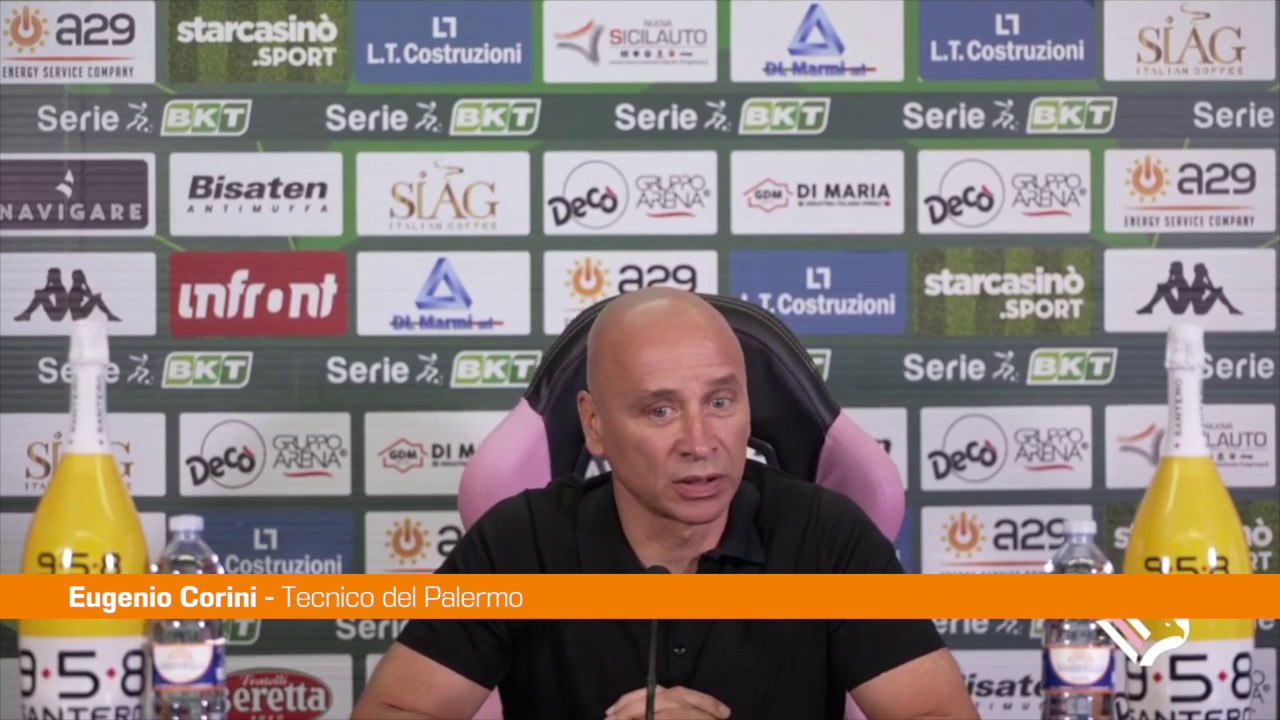 Corini "Il Palermo deve reagire già dalla trasferta di Terni"