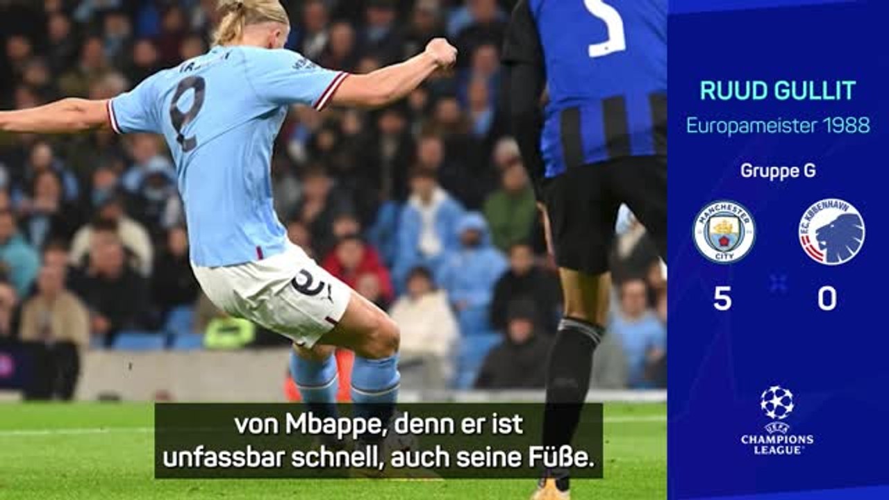 Gullit verblüfft von Haaland: 'Unglaublich'