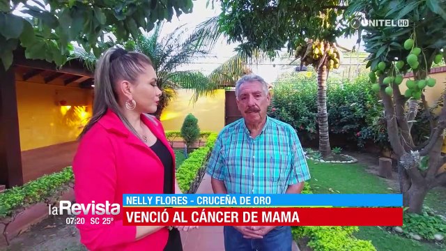 Flores fue desahuciada por cáncer de mama, pero se recuperó y ahora ayuda a otras personas
