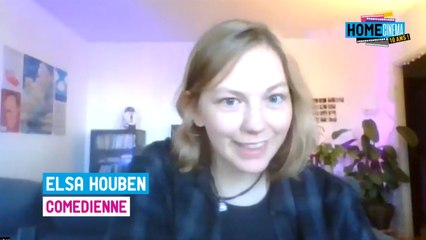 Home Cinéma (BeTV): Elsa Houben répond aux questions de Fabrice du Welz