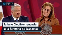 Tatiana Clouthier presentó su renuncia a la Secretaría de Economía en la mañanera
