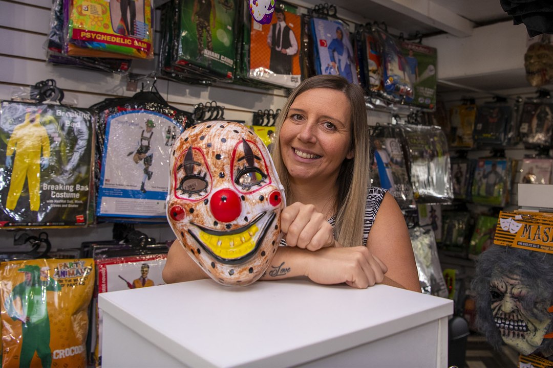 Rebecca Leanne Sayers who has just opened her new shop RLS Fancy Dress in Pudsey