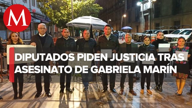 Diputados de Morelos acuden a Palacio Nacional tras asesinato de Gabriela Marín