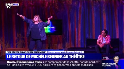 "Je préfère qu'on reste ensemble": Michèle Bernier de retour au théâtre