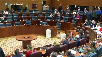 El PSOE abandona el Pleno de la Asamblea de Madrid al empezar el turno de Ossorio