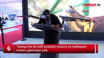 Türkiye'de ilk! Milli turbofan motoru görücüye çıktı