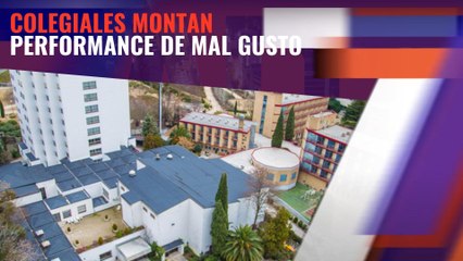 Unos colegiales montan un 'performance' de mal gusto: "Putas ninfómanas, os prometemos que vais a follar"