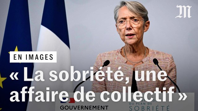 Sobriété énergétique : le plan gouvernemental est « à la hauteur de l'enjeu », assure Elisabeth Borne