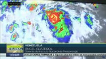 Venezuela registra constantes lluvias debido a influencia de depresión tropical