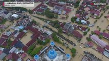 Inondations en Indonésie après des pluies torrentielles
