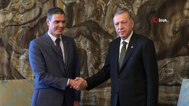 Cumhurbaşkanı Erdoğan, İspanya Başbakanı Sanchez ile görüştü