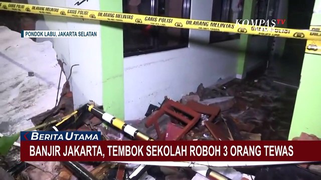 Proses Evakuasi Telah Selesai, Begini Keadaan di MTsN 19 Pondok Labu Pasca Robohnya Tembok!