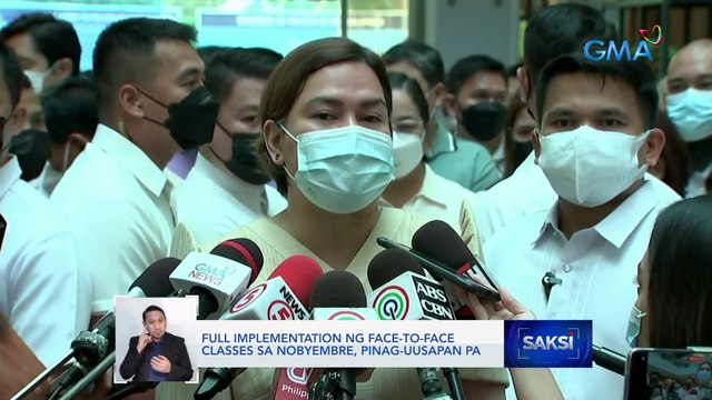 Implementation ng face-to-face classes sa nobyembre, pinag-uusapan pa | Saksi