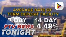 BSP term deposit facility rates continue to rise