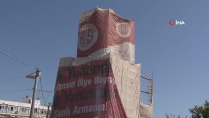 Tarihi Saat Kulesi 80 yıl sonra kubbesine kavuşuyor
